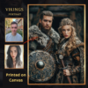 Viking Couple Portrait - Personalized Gift for Couple